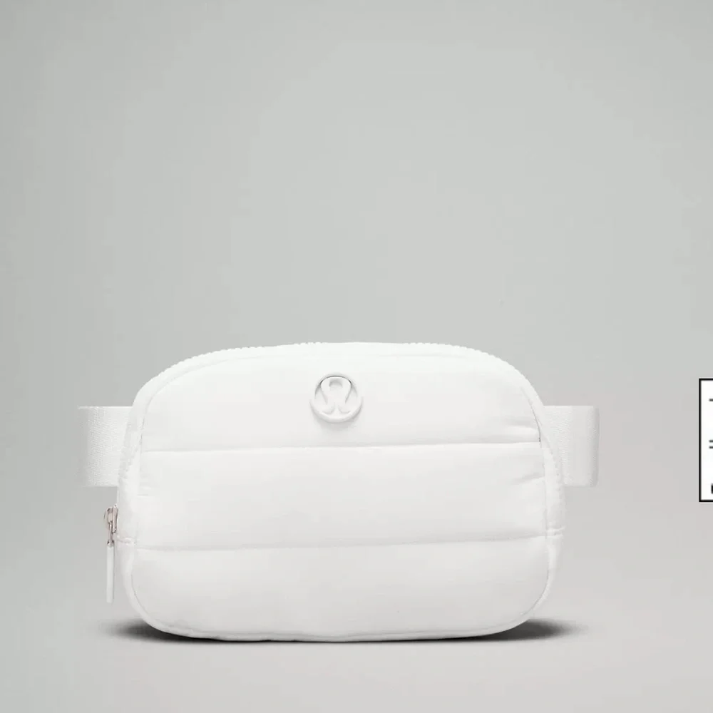 NWT Lululemon Wunder Puff Everywhere Belt Bag | White | 1L - Picture 2 of 9